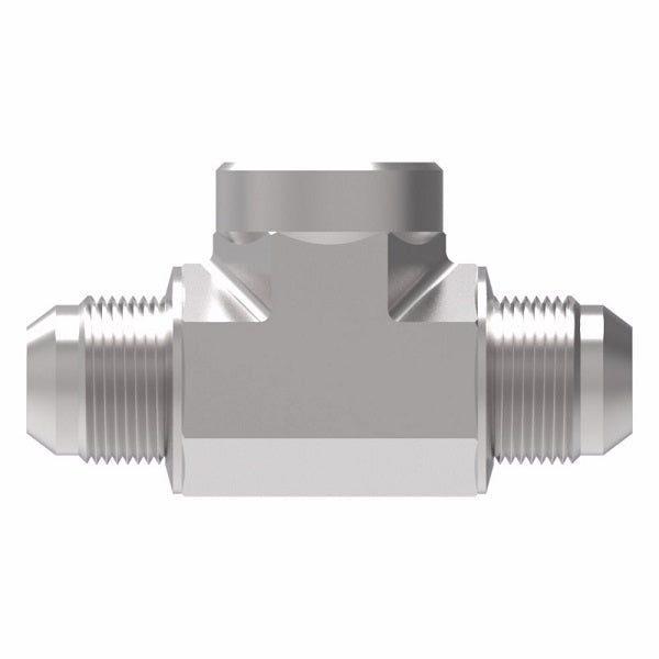 2031-16-16S Aeroquip by Danfoss | Internal Pipe Branch/37° JIC Flare Swivel Tee Adapter | -16 Female NPTF x -16 Male 37° JIC Flare x -16 Male 37° JIC Flare | Steel