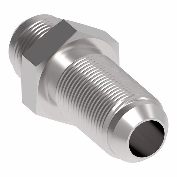 2041-1-20-20S Aeroquip by Danfoss | Male 37° JIC Flare Bulkhead Adapter (without Nut) | -20 Male 37° JIC Flare Bulkhead x -20 Male 37° JIC Flare | Steel