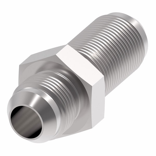 2041-1-20-20S Aeroquip by Danfoss | Male 37° JIC Flare Bulkhead Adapter (without Nut) | -20 Male 37° JIC Flare Bulkhead x -20 Male 37° JIC Flare | Steel
