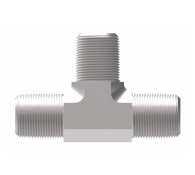 2257-12-12S Aeroquip by Danfoss | External Pipe Tee Adapter | -12 Male NPTF x -12 Male NPTF x -12 Male NPTF | Steel