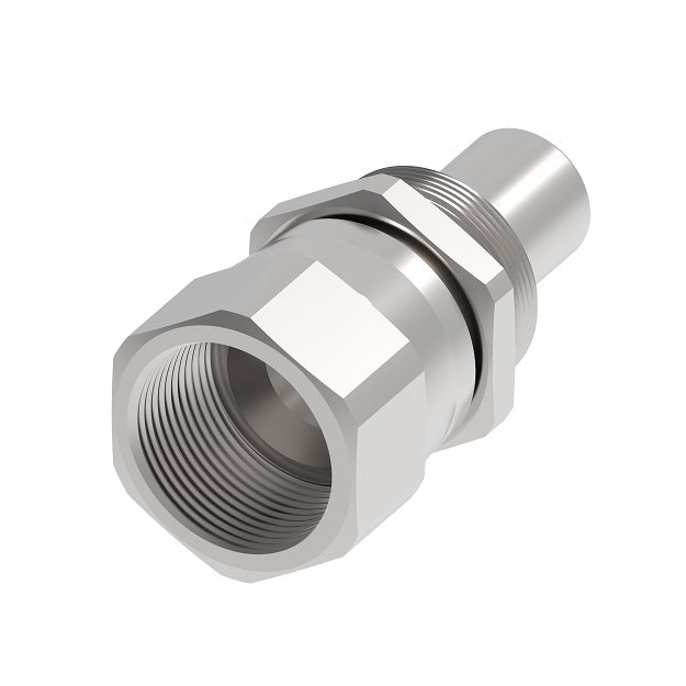 473A-12C Aeroquip by Danfoss | Reusable PTFE Hose Fitting | Nipple Assembly | -12 Female 37° JIC Flare Swivel x -12 Reusable Hose End | Stainless Steel