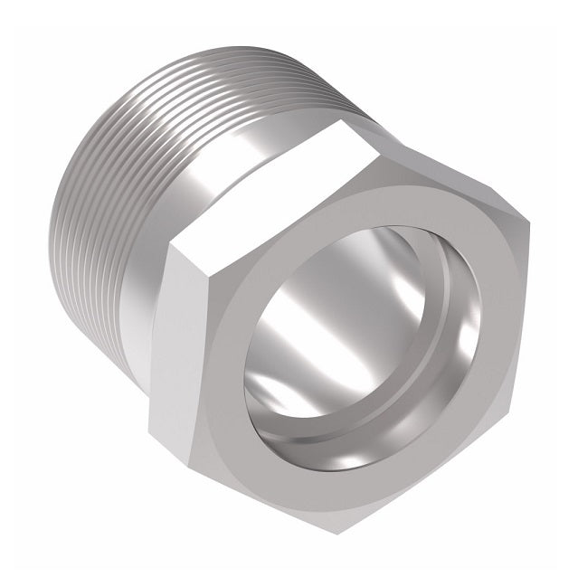 73056-2-6S Aeroquip by Danfoss | Braze Port/External Pipe Adapter | -02 Braze Port x -06 Male NPTF | Steel