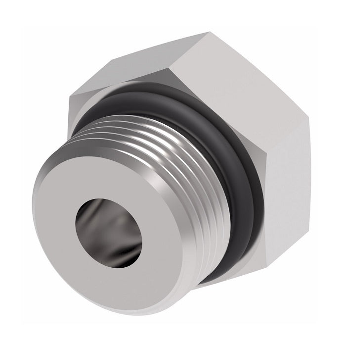 900598-20S Aeroquip by Danfoss | SAE O-Ring Boss (ORB) Plug Adapter | -20 Male SAE O-Ring Boss | Steel