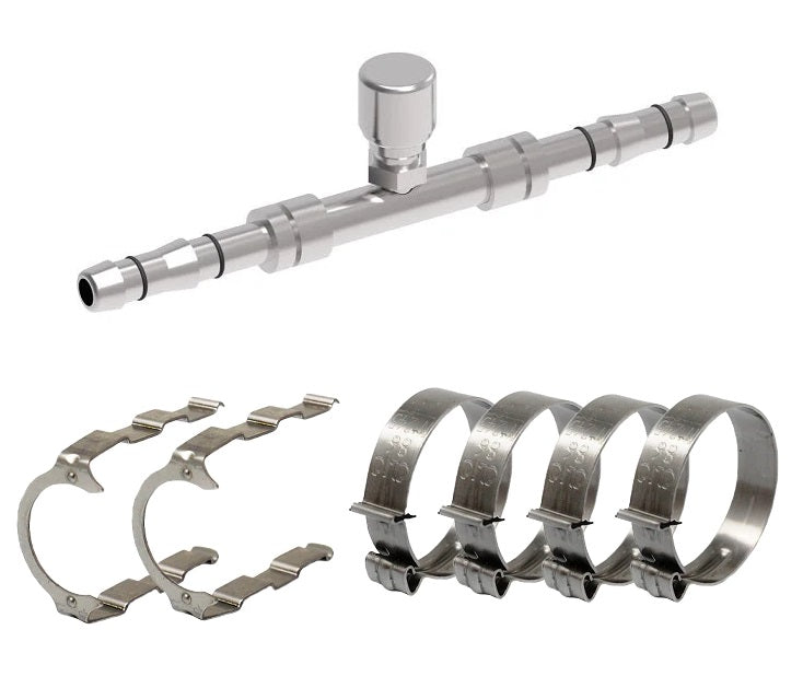 FF14232 Aeroquip by Danfoss | EZ Clip System Fitting Kit | Includes FJ3171-1010S Splicer (Switch Port) Fitting with FF13821 Clip & Cage Kit