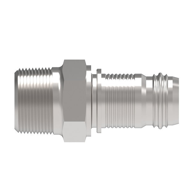 FC1349-1616-259 Aeroquip by Danfoss | PTFE Hose Crimp Fitting | Nipple Assembly | -16 Male Pipe x -16 Hose Barb | Stainless Steel