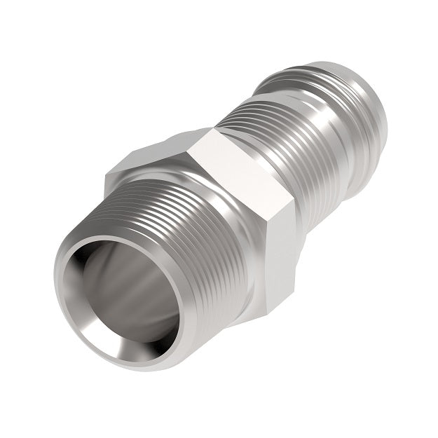 FC1349-3232-259 Aeroquip by Danfoss | PTFE Hose Crimp Fitting | Nipple Assembly | -32 Male Pipe x -32 Hose Barb | Stainless Steel