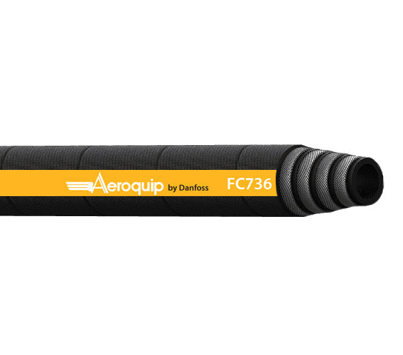 FC736-06 Aeroquip by Danfoss | BRUISER 4S Ultra Abrasion Resistant 4-Spiral Wire Hydraulic Hose | SAE 100R12 | 0.38" ID