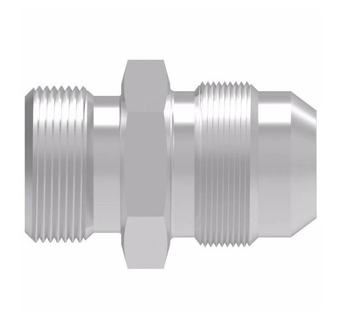 FF1315-1212S Aeroquip by Danfoss | Male SAE Flareless/37° JIC Flare Adapter | -12 Male SAE Flareless x -12 Male 37° JIC Flare | Steel