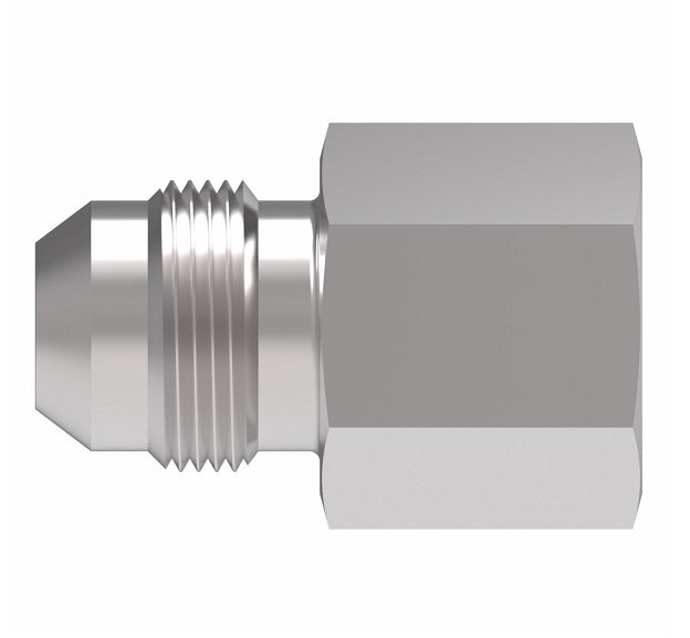FF1981-047-0404 Aeroquip by Danfoss | Restrictor 37° Male Flare/37° Female Adapter | -04 Male 37° JIC Flare x -04 Female 37° JIC Flare | 0.047" Drill Size | Steel