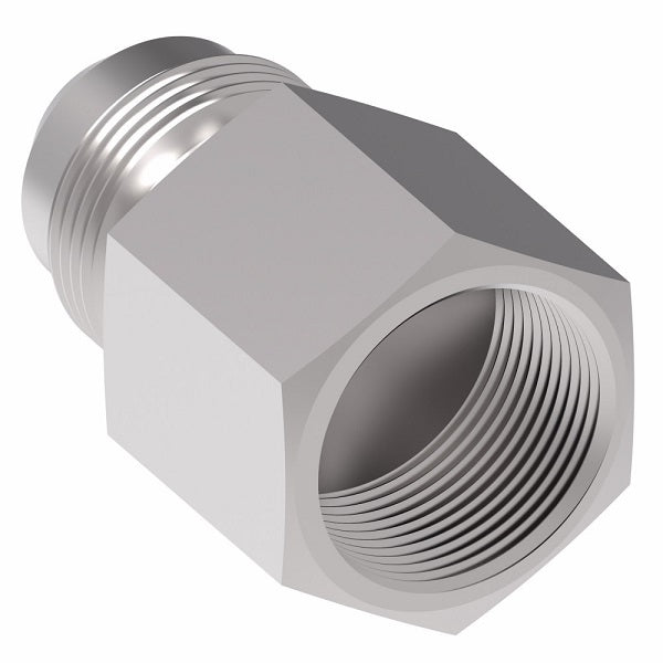 FF1981-030-0606 Aeroquip by Danfoss | Restrictor 37° Male Flare/37° Female Adapter | -06 Male 37° JIC Flare x -06 Female 37° JIC Flare | 0.030" Drill Size | Steel