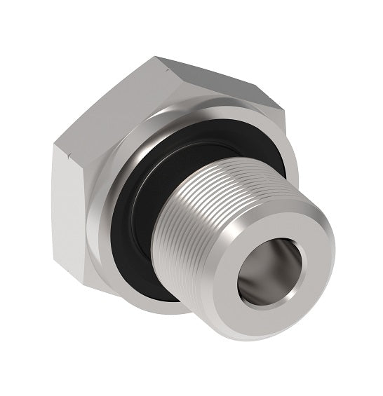 FF91573-08S Aeroquip by Danfoss | BSPP Captive Seal Plug | -08 Male BSPP | Carbon Steel
