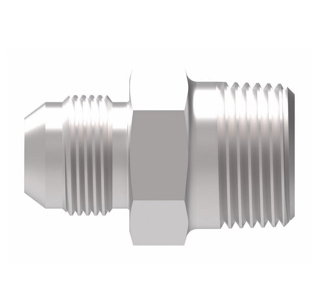 GG110-NP08-06 Aeroquip by Danfoss | Male 37° JIC Flare/BSPT Male Adapter | -08 Male 37° JIC Flare x -06 Male BSPT | Steel