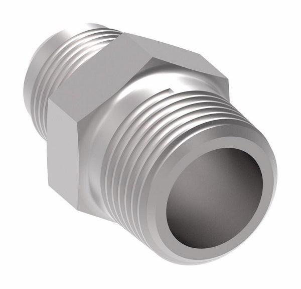 GG110-NP08-08 Aeroquip by Danfoss | Male 37° JIC Flare/BSPT Male Adapter | -08 Male 37° JIC Flare x -08 Male BSPT | Steel