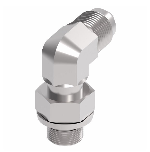 GG308-NP08-16 Aeroquip by Danfoss | Male 37° JIC/Metric (Adj.) Male 90° Elbow Adapter | -08 Male 37° JIC x M16 Male Metric | Steel
