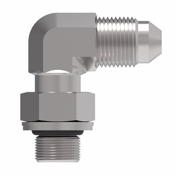 GG308-NP04-10 Aeroquip by Danfoss | Male 37° JIC/Metric (Adj.) Male 90° Elbow Adapter | -04 Male 37° JIC x M10 Male Metric | Steel