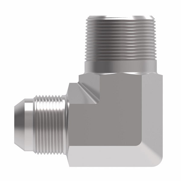 GG310-NP06-04 Aeroquip by Danfoss | Male 37° JIC Flare/BSPT Male 90° Elbow Adapter | -06 Male 37° JIC Flare x -04 Male BSPT | Steel
