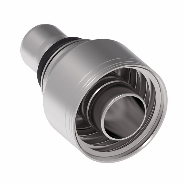 1A16MC20 Aeroquip by Danfoss | Male STC (Snap to Connect) Hose End (MC) | TTC Crimp Fitting | -16 Male STC x -20 Hose Barb | Steel