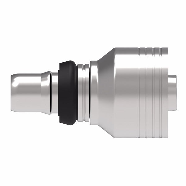 4S10MC10 Aeroquip by Danfoss | Male STC (Snap to Connect) Hose End (MC) | TCC12 Crimp Fitting | -10 Male STC x -10 Hose Barb | Steel