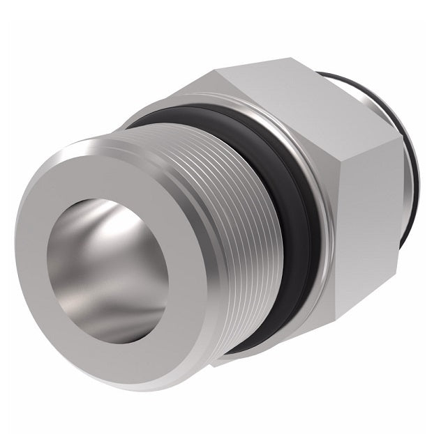 FF3061-1608S Aeroquip by Danfoss | Male ISO 6149 ORB (S-Series) to Female STC (Snap to Connect) Adapter (FF) | M16 Male Metric O-Ring Boss x -08 Female STC | Steel