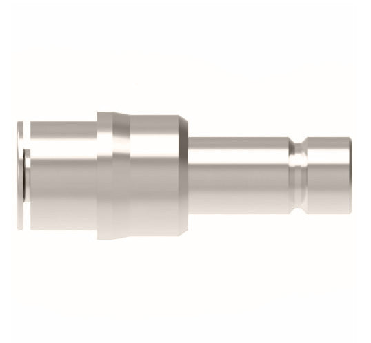 1109X8MX12M by Danfoss | Metric Push to Connect Adapter | Reducer | 8mm Tube OD x 12mm Tube OD | Nickel Plated Brass