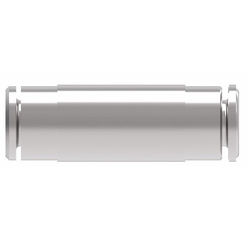 1162X10M by Danfoss | Metric Push to Connect Adapter | Union | 10mm Tube OD | Nickel Plated Brass