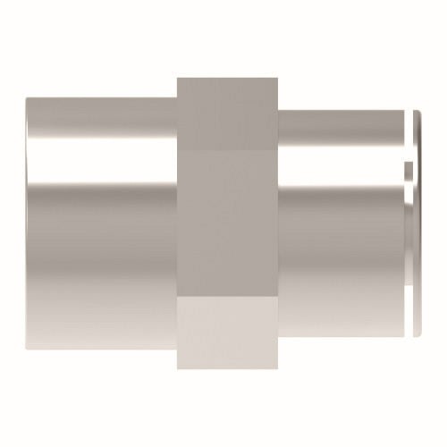 1166X2X4 by Danfoss | Push to Connect Adapter | Female Connector | 1/8" Tube OD x 1/4" Female Pipe | Nickel Plated Brass