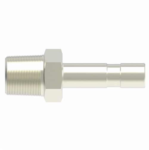 1180X5 by Danfoss | Push to Connect Adapter | Stem Adapter | 1/8" Male Pipe x 5/16" Tube Insert | Nickel Plated Brass