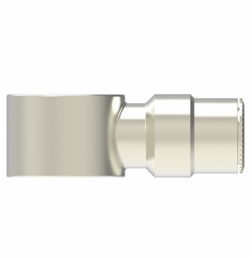 1181X4X4 by Danfoss | Push to Connect Adapter | Banjo | 1/4" Tube OD | Nickel Plated Brass