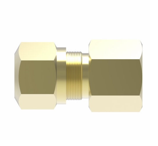1466X6X6 by Danfoss | Air Brake Adapter for Nylon Tubing | Female Connector | 3/8" Tube OD x 3/8" Female Pipe | Brass