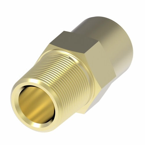 1868X4 by Danfoss | Quick Connect Air Brake Adapter | Male Connector | 1/4" Tube OD x 1/8" Male NPTF | Brass