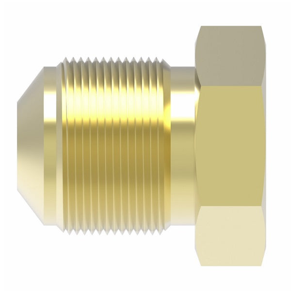39X10 by Danfoss | SAE 45° Flare Plug | 5/8" Tube OD | Brass