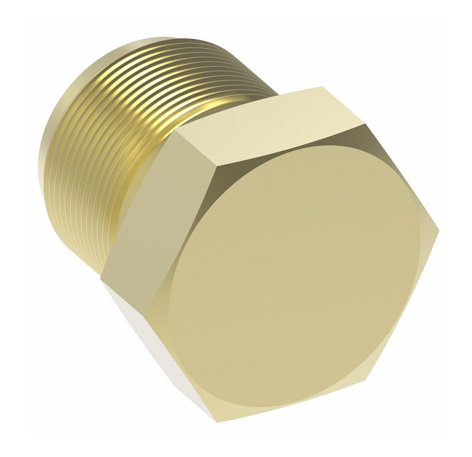 39X10 by Danfoss | SAE 45° Flare Plug | 5/8" Tube OD | Brass