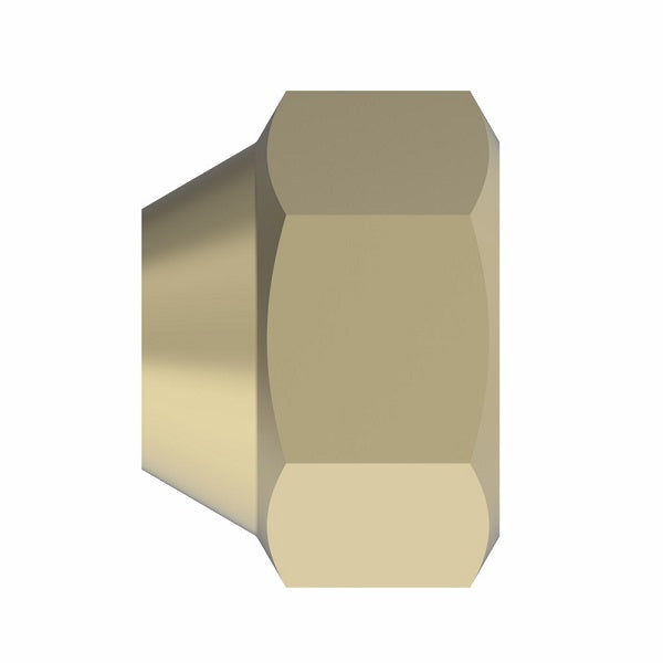 40X2 by Danfoss | SAE 45° Flare Cap | 1/8" Tube OD | Brass