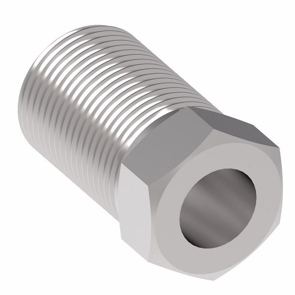 7896X4 by Danfoss | Inverted Flare Tube Nut (Long) | 1/4" Tube OD | Steel