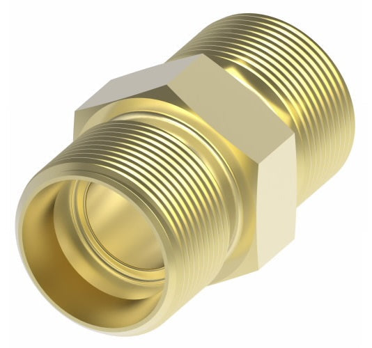 B1362X6 by Danfoss | Air Brake Adapter for Copper Tubing | Union (Body Only) | 3/8" Tube OD x 3/8" Tube OD | Brass