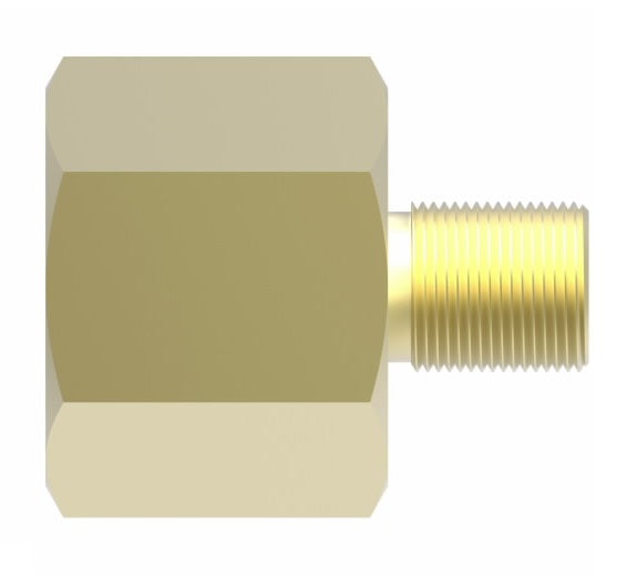 B1366X8 by Danfoss | Air Brake Adapter for Copper Tubing | Female Connector (Body Only) | 1/2" Tube OD x 3/8" Female Pipe | Brass