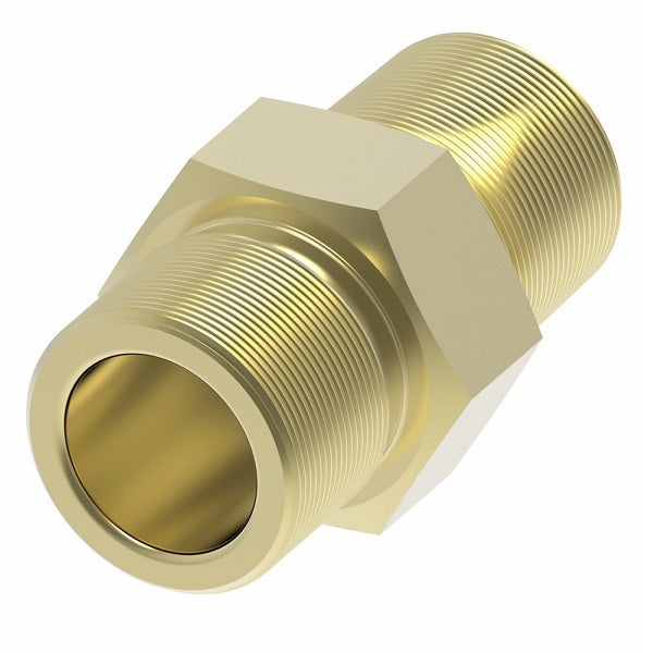B63X4 by Danfoss | Compression Fitting | Male Ball Check Connector (Body Only) | 1/4" Tube OD x 1/8" Male NPTF | Brass