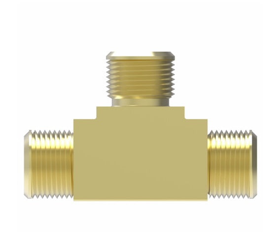 B64X5 by Danfoss | Compression Fitting | Union Tee (Body Only) | 5/16" Tube OD | Brass