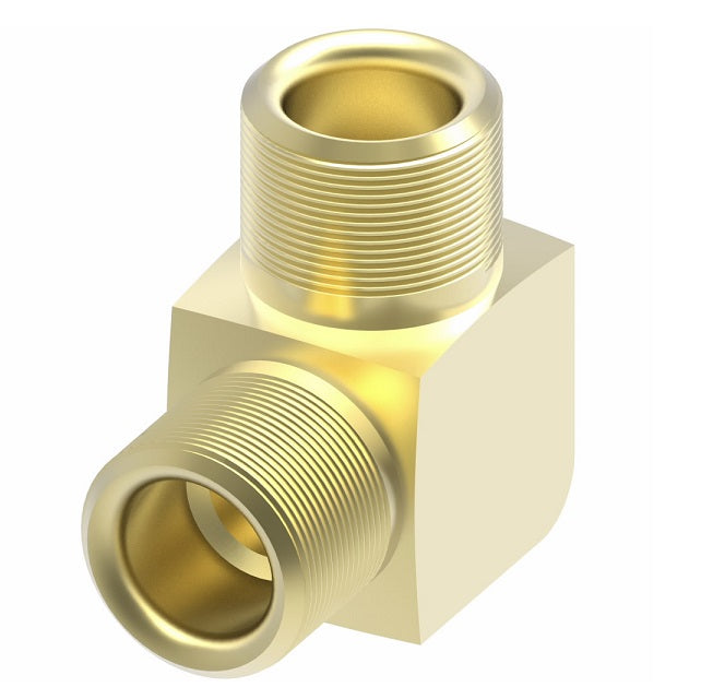 B65X8 by Danfoss | Compression Fitting | Union 90° Elbow (Body Only) | 1/2" Tube OD | Brass