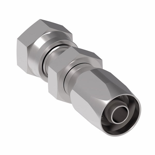 EJ5305-2424S by Danfoss | Female ORS Swivel Field Attachable Fitting | FC800 EverCool | -24 Female O-Ring Face Seal Swivel x -24 Reusable Hose End | Steel