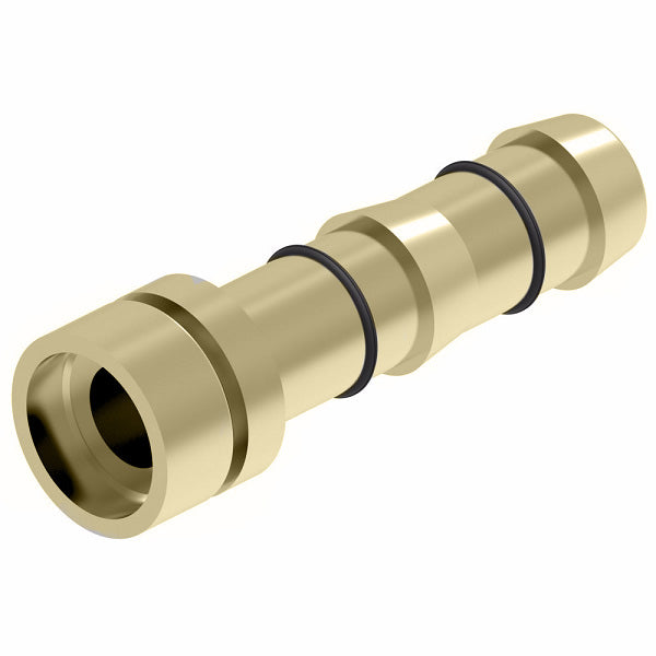 FF12262-0810B E-Z Clip System by Danfoss | Lifesaver Braze Nipple | A/C Refrigeration Fitting | -10 Hose Size | Brass