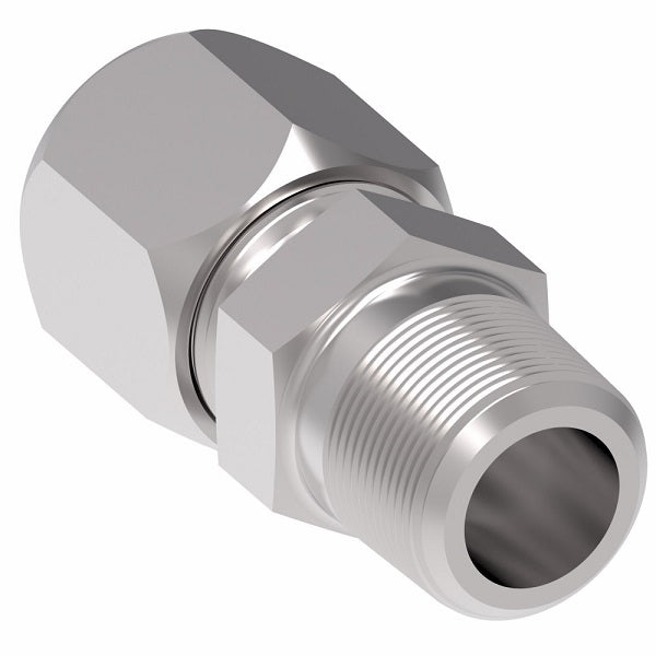 7205X24 Ermeto by Danfoss | 7000 Series | Male Connector | 1-1/2" Male NPTF x 1-1/2" Tube OD | Steel