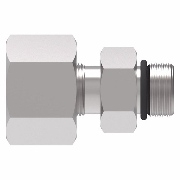 7315X8X10 Ermeto by Danfoss | 7000 Series | O-Ring Connector | 5/8" Male O-Ring Boss x 1/2" Tube OD | Steel