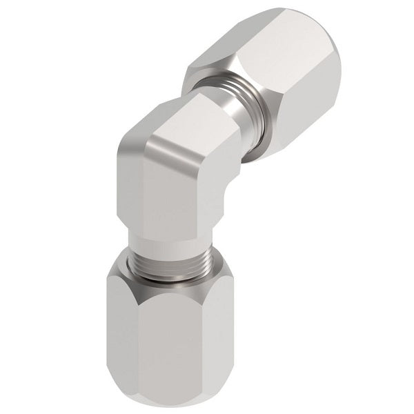7505X6 Ermeto by Danfoss | 7000 Series | Tube Union 90° Elbow Connector | 3/8" Tube OD x 3/8" Tube OD | Steel