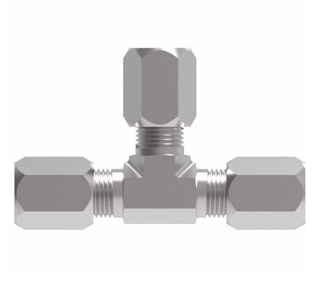 7705X8 Ermeto by Danfoss | 7000 Series | Union Tee | 1/2" Tube OD | Steel | Pack of 10