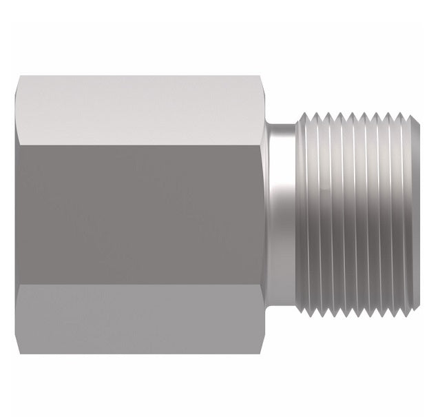 B7255X4X4 Ermeto by Danfoss | 7000 Series | Female Connector (Body Only) | 1/4" Female NPTF x 1/4" Tube OD | Steel