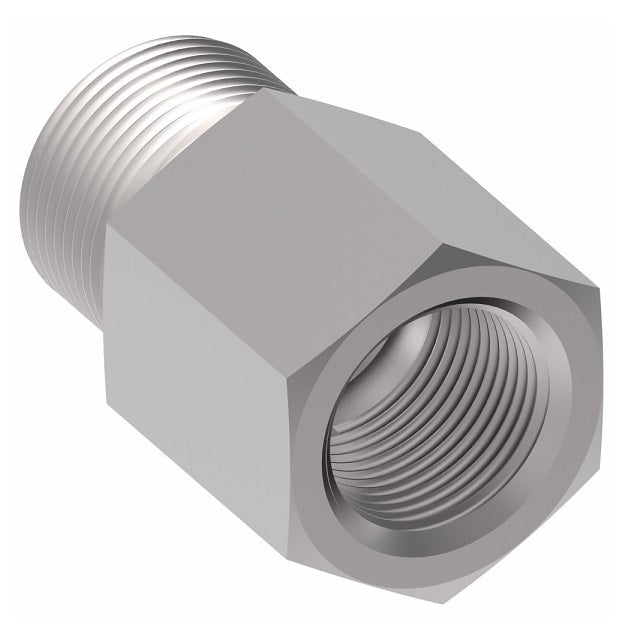 B7255X5 Ermeto by Danfoss | 7000 Series | Female Connector (Body Only) | 1/8" Female NPTF x 5/16" Tube OD | Steel