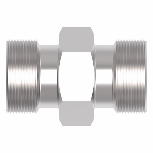 B7306X8 Ermeto by Danfoss | 7000 Series | Large Hex Union Adapter (Body Only) | 1/2" Tube x 1/2" Tube | Steel