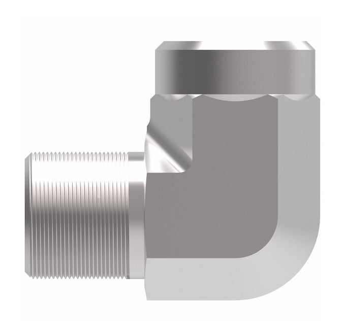 B7455X8 Ermeto by Danfoss | 7000 Series | Female Pipe/Tube 90° Elbow Connector (Body Only) | 3/8" Female NPTF x 1/2" Tube OD | Steel