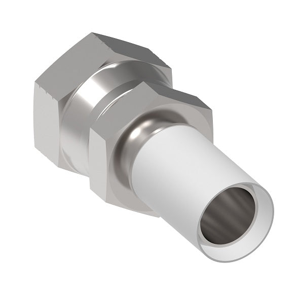 820008-8-316 by Danfoss | Conv-O-Crimp | JIC 37° Swivel Inserts with PTFE Sleeves Installed (Insert Only) | -08 Male Pipe x -08 Hose Barb | 316 Stainless Steel